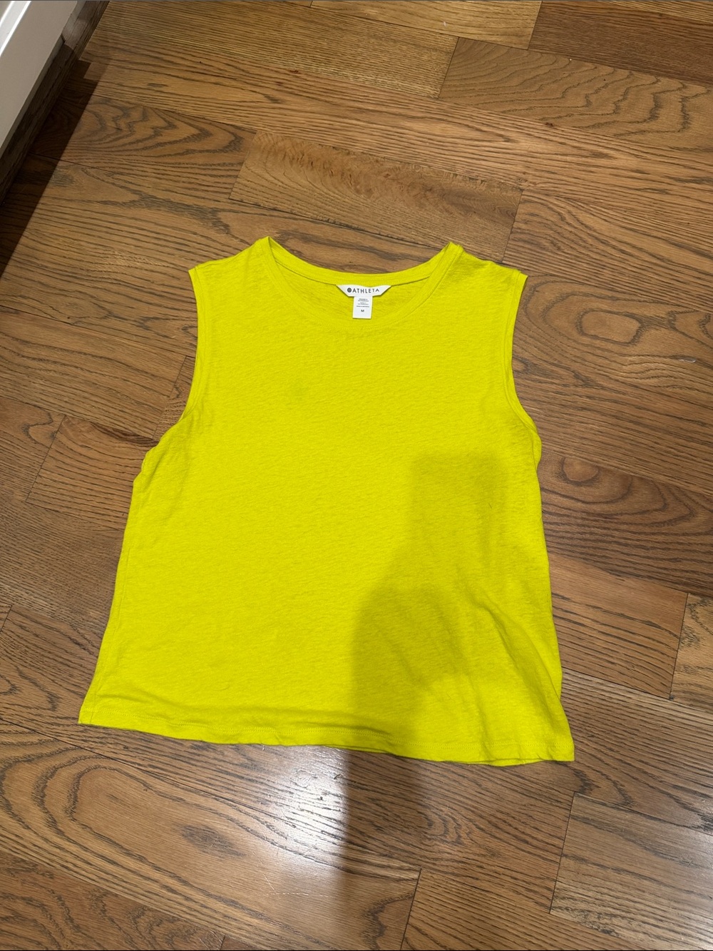 Athleta Neon Yellow Sleeveless Tank